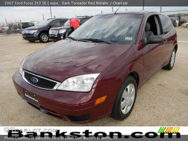 2007 Ford Focus ZX3 SE Coupe in Dark Toreador Red Metallic