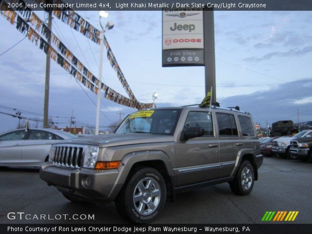 2006 Jeep Commander Limited 4x4 in Light Khaki Metallic