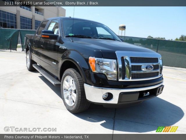 2011 Ford F150 Lariat SuperCrew in Ebony Black