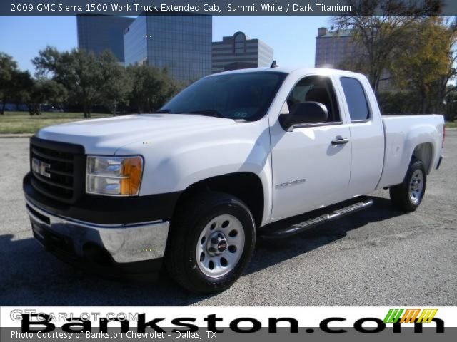 2009 GMC Sierra 1500 Work Truck Extended Cab in Summit White