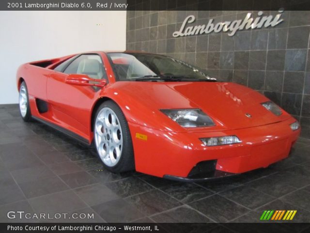 2001 Lamborghini Diablo 6.0 in Red