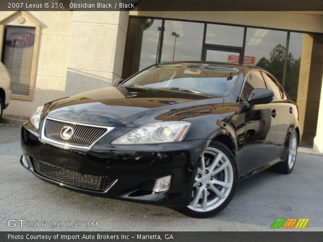 2007 Lexus IS 350 in Obsidian Black