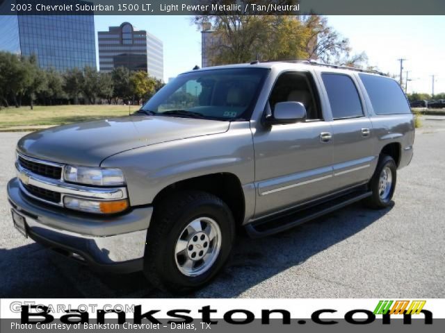 2003 Chevrolet Suburban 1500 LT in Light Pewter Metallic