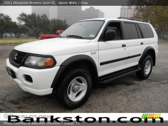 2001 Mitsubishi Montero Sport ES in Alpine White