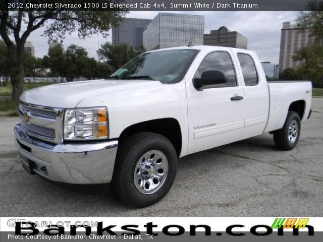 2012 Chevrolet Silverado 1500 LS Extended Cab 4x4 in Summit White