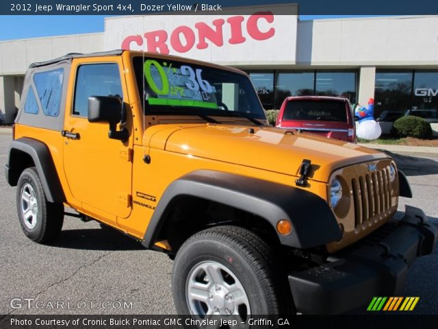 2012 Jeep Wrangler Sport 4x4 in Dozer Yellow