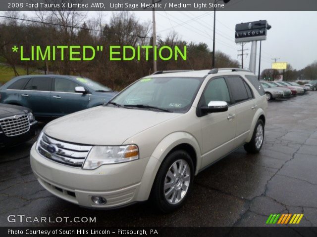 2008 Ford Taurus X Limited AWD in Light Sage Metallic