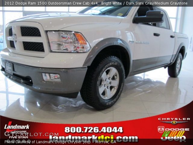 2012 Dodge Ram 1500 Outdoorsman Crew Cab 4x4 in Bright White