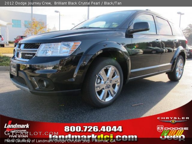 2012 Dodge Journey Crew in Brilliant Black Crystal Pearl