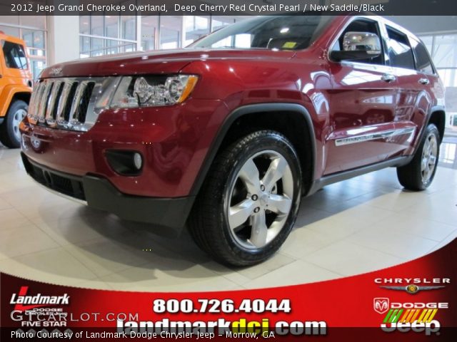2012 Jeep Grand Cherokee Overland in Deep Cherry Red Crystal Pearl
