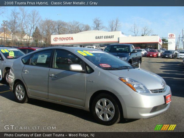 2008 Toyota Prius Hybrid in Classic Silver Metallic