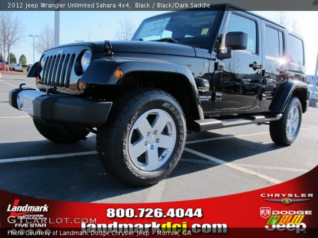 2012 Jeep Wrangler Unlimited Sahara 4x4 in Black