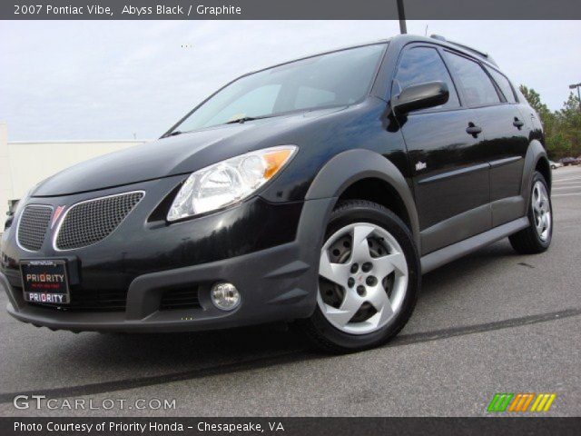 2007 Pontiac Vibe  in Abyss Black