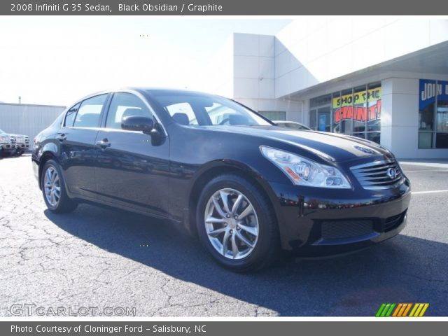 2008 Infiniti G 35 Sedan in Black Obsidian
