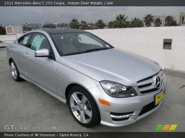2012 Mercedes-Benz C 250 Coupe in Iridium Silver Metallic