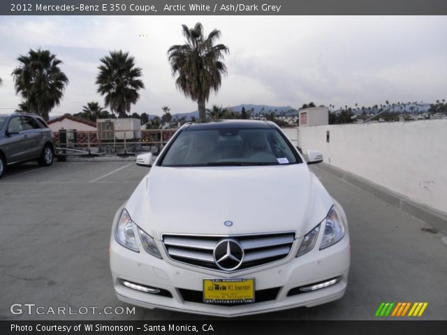 2012 Mercedes-Benz E 350 Coupe in Arctic White