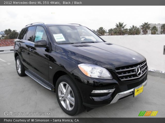 2012 Mercedes-Benz ML 350 4Matic in Black