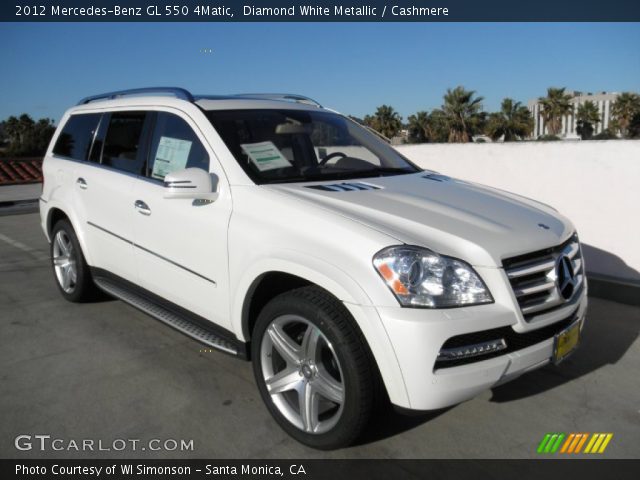 2012 Mercedes-Benz GL 550 4Matic in Diamond White Metallic