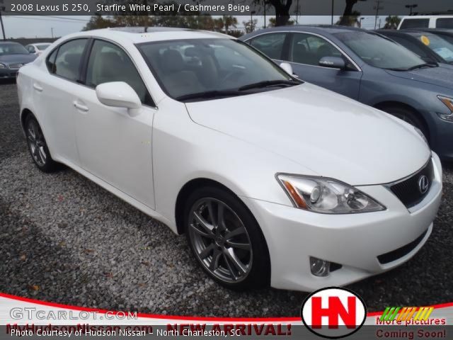 2008 Lexus IS 250 in Starfire White Pearl