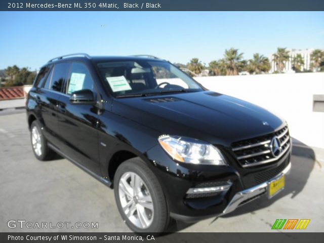 2012 Mercedes-Benz ML 350 4Matic in Black