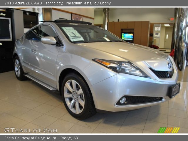 2010 Acura ZDX AWD Technology in Palladium Metallic