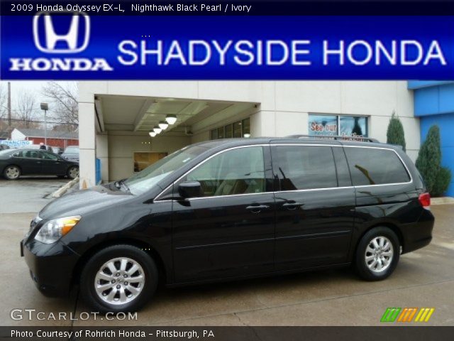 2009 Honda Odyssey EX-L in Nighthawk Black Pearl