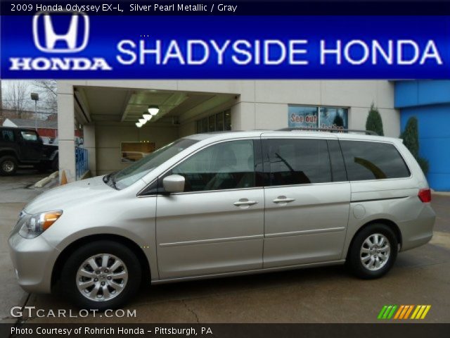 2009 Honda Odyssey EX-L in Silver Pearl Metallic