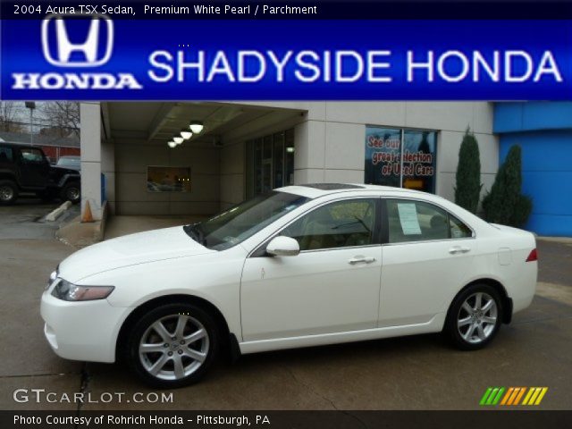 2004 Acura TSX Sedan in Premium White Pearl