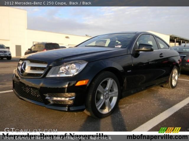 2012 Mercedes-Benz C 250 Coupe in Black