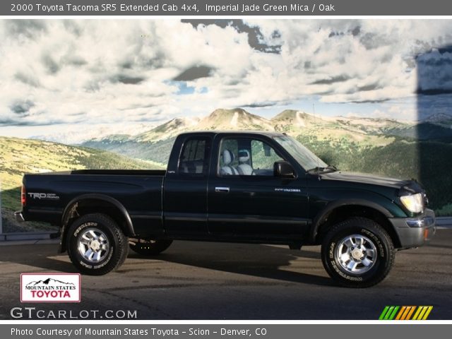 2000 Toyota Tacoma SR5 Extended Cab 4x4 in Imperial Jade Green Mica