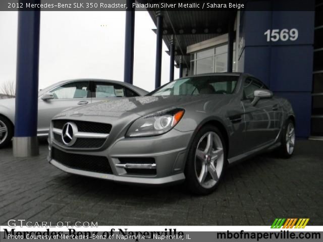 2012 Mercedes-Benz SLK 350 Roadster in Paladium Silver Metallic