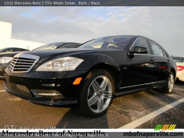 2012 Mercedes-Benz S 550 4Matic Sedan in Black