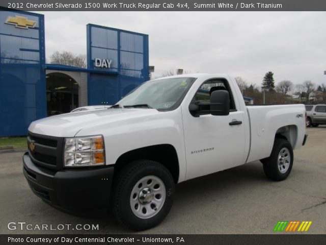 2012 Chevrolet Silverado 1500 Work Truck Regular Cab 4x4 in Summit White