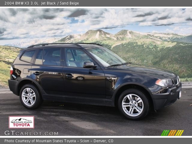 2004 BMW X3 3.0i in Jet Black