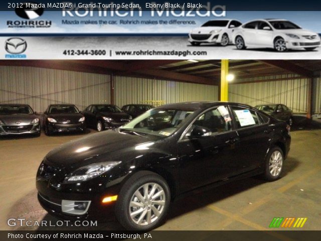 2012 Mazda MAZDA6 i Grand Touring Sedan in Ebony Black