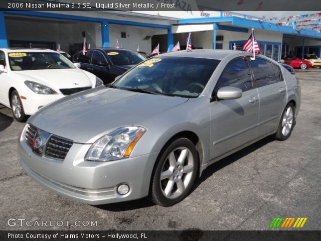 2006 Nissan Maxima 3.5 SE in Liquid Silver Metallic
