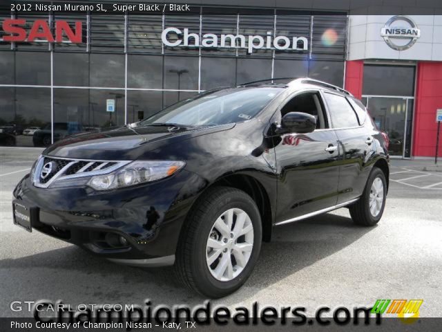 2012 Nissan Murano SL in Super Black