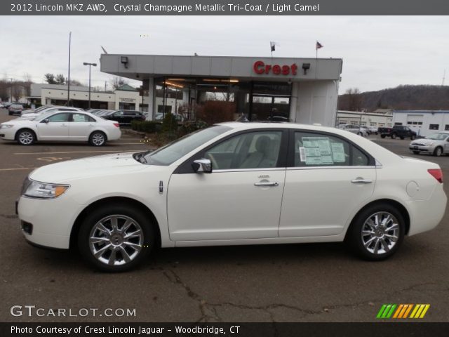 2012 Lincoln MKZ AWD in Crystal Champagne Metallic Tri-Coat