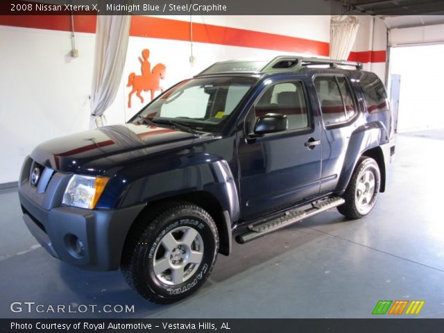 2008 Nissan Xterra X in Midnight Blue