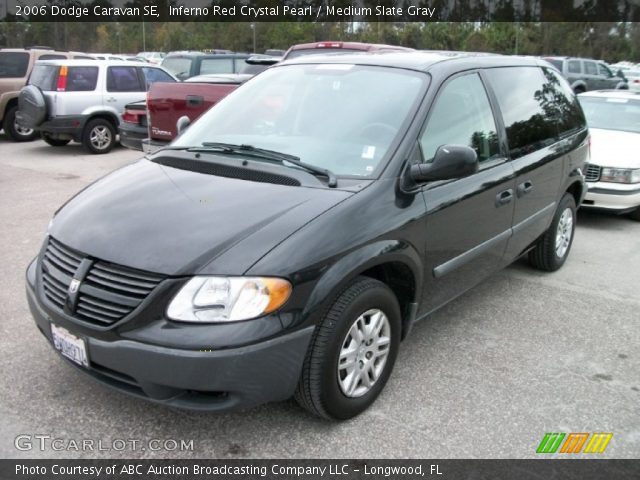 2006 Dodge Caravan SE in Inferno Red Crystal Pearl