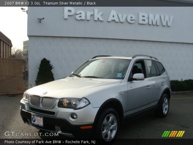 2007 BMW X3 3.0si in Titanium Silver Metallic
