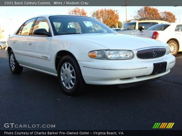 2001 Buick Century Custom in White