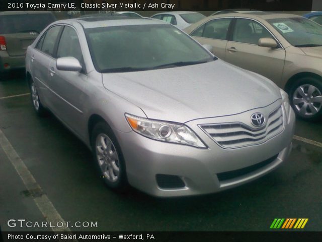 2010 Toyota Camry LE in Classic Silver Metallic