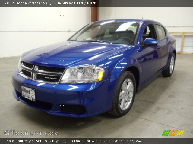 2012 Dodge Avenger SXT in Blue Streak Pearl