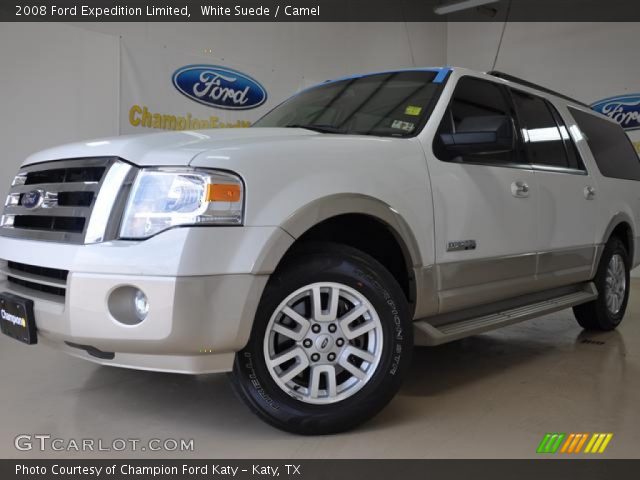 2008 Ford Expedition Limited in White Suede