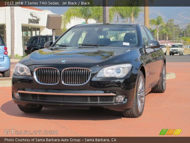 2012 BMW 7 Series 740i Sedan in Jet Black