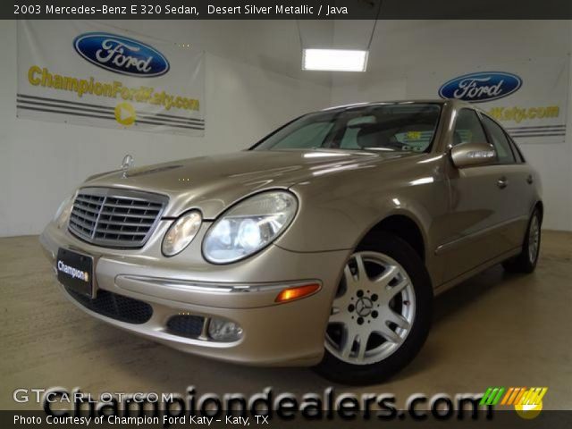 2003 Mercedes-Benz E 320 Sedan in Desert Silver Metallic