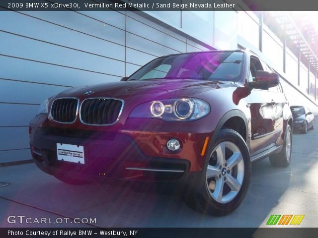 2009 BMW X5 xDrive30i in Vermillion Red Metallic