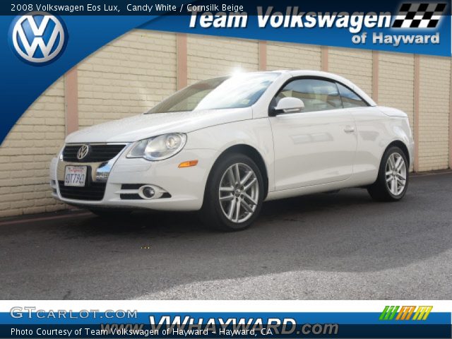 2008 Volkswagen Eos Lux in Candy White