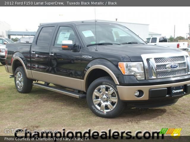 2012 Ford F150 Lariat SuperCrew in Tuxedo Black Metallic